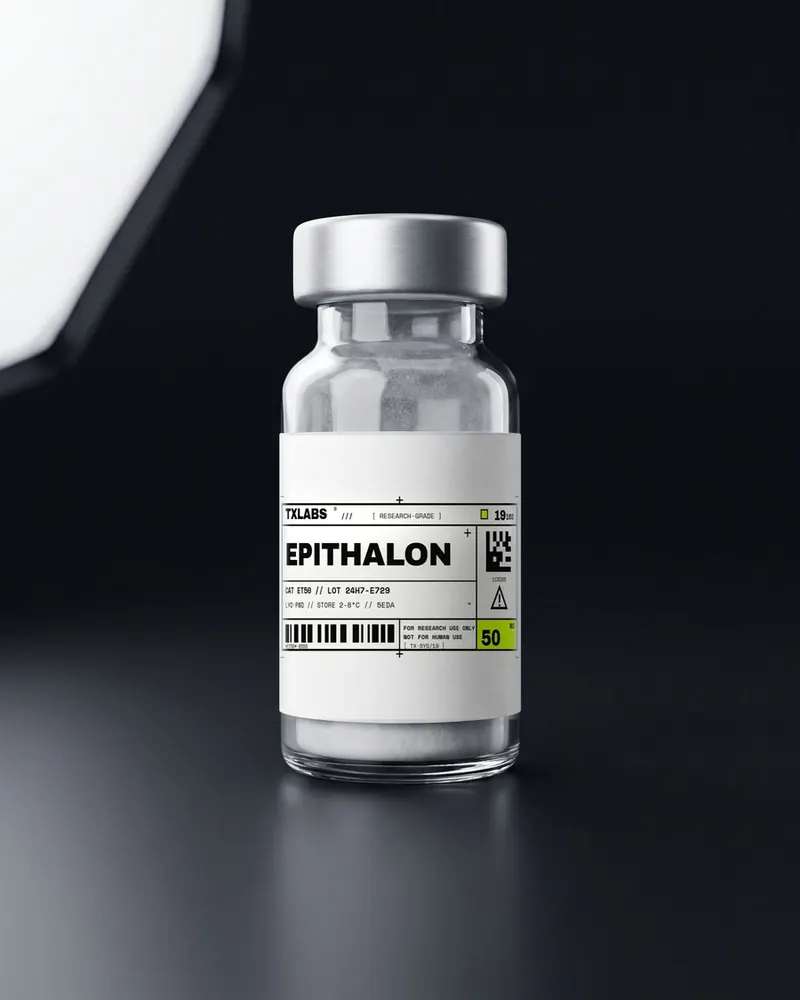 Epithalon research peptide vial