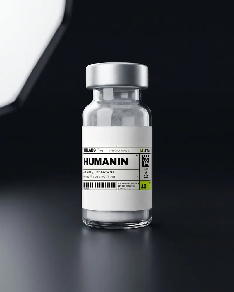 Humanin research peptide vial
